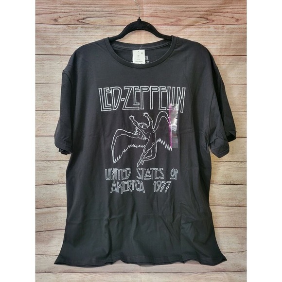Led‎ Zeppelin United States Of America 1977 T-Shirt Size 2xl - Picture 1 of 4